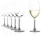 Stölzle Lausitz Copas de Vino Blanco Plata Event Juego de 6, 360 ml – Copas Elegantes de Cristal para Blancos y Tintos Suaves – Diseño Sofisticado con Base Plateada – Apto para Lavavajillas
