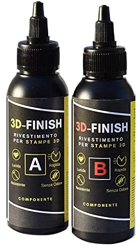 Resin Pro 3D - Finish Fast: Post-Print Coating zum Glätten und Veredeln von 3D-Drucken - 150 ml