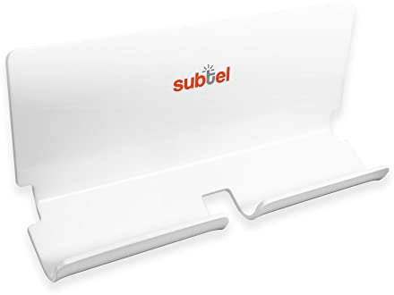 subtel Support Mural – Fixation Universelle pour Tablette et Smartphone – Compatible avec iPad/iPhone/Android – Bande adhésive 3M