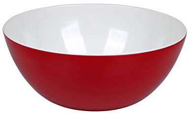 Moritz Melamin Geschirr Campinggeschirr Salatschüssel rot 25x10 cm Camping Outdoor Camping Freizeit Reisen Outdoor