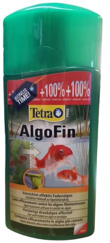 Tetra - Anti-algues Filamenteuses Pond AlgoFin pour Bassin de Jardin - 250ml + 100% Gratuit