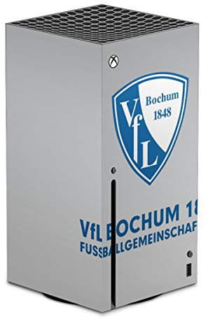 DeinDesign Skin kompatibel mit Microsoft Xbox Series X Folie Sticker VFL Bochum Wappen Offizielles Lizenzprodukt