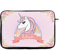 Personalised Floral Unicorn Magically Stars ANY NAME Funny Kids Birthday Gift BACK TO SCHOOL Laptop Sleeve, Laptop Organiser, Laptop Case Office use. (14)