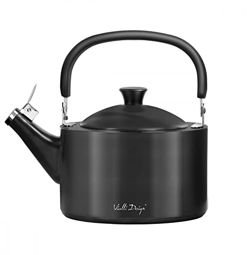 Vialli Design Teezubereiter 1500ml 1,5 L DIVA | Teekocher aus Glas | Stahlfilter für losen Tee und Blatt-Tee
