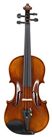 Violine Handkraft Violine Öllack Naturel Flamed Ahorn Antike Violine 4/4 Fichte Platte Ebenholz Montiert