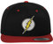 The Flash Offizielles Lizenzprodukt Premium Snapback Cap (Schwarz-Rot), Einheitsgröße