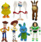 Toy Story Mini Figuren Set - 9 Stück Cake Topper für Kuchen Dekoration - Geburtstags Party Set für Kinder