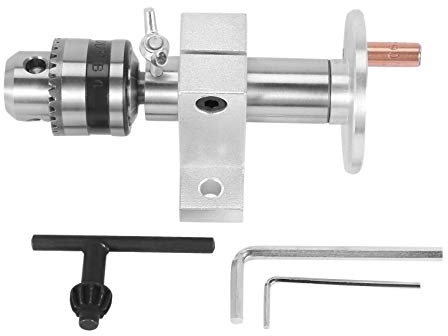 Drehmaschine Kopf mit Bohrfutter DIY Zubehör für Mini Drehmaschine Drehmaschine Drehzentrum Holzbearbeitungswerkzeug