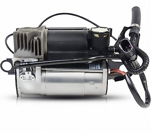 Dzanken Luftfederung Kompressor Pumpe mit mit Halterung Mobile Kompressoren & Luftpumpen Nivearegulierung Allradantrieb 4L0698007A 4L0698007B Kompatibel mit Q7 4L To-uar-eg 2002-2010