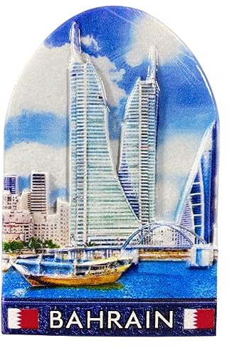 Bahrain Refrigerator Magnet Travel Souvenir 3D Fridge Decoration Magnetic Sticker Craft Collection