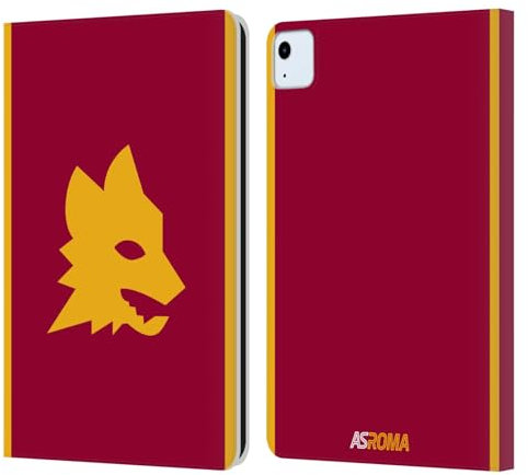 Head Case Designs Licenza Ufficiale AS Roma Home Kit per Stemma 2023/24 Custodia Portafoglio in Pelle Compatibile con Apple iPad Air 11 2020/2022/2024/2025