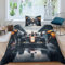 OPSREY Formula-Racing Racing Bettwäsche Sets Verschiedene Größen Contests Bettdeckenbezug Wärme Zum Schlafen Bedding Sets Atmungsaktiv Bettbezug Satin Steppdeckenbezug Single（135x200cm）