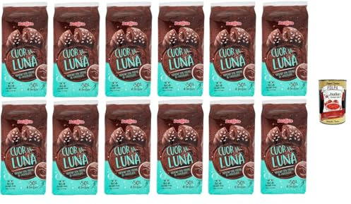 Italian Gourmet DALCOLLE Italian Gourmet Cour di Luna Croissant crema | Cornetti soffici a colazione, süßer Kern für Büro, scuola e merenda, morbidi, Gesamtnettogewicht 3 kg + Kostenlos Polpa 400g