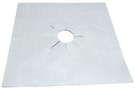 jojofuny Oven Liner Gas Hob Protector Non-stick Reusable Hob Protector Sheets Easy to Clean