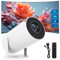 Mini Videoprojecteur 4K WiFi Bluetooth Portable: Projecteur Video Android 11 - Vidéoprojecteur Intelligent 200 ANSI 5G WiFi 6 BT 5.0 - Auto Keystone - Projecteur 4K Home Cinéma pour Téléphone/PC/HDMI