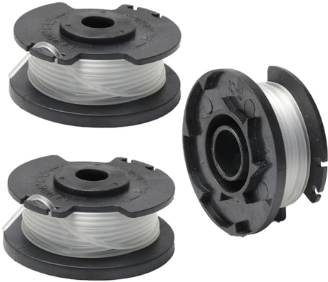 3 Stück Rasentrimmerspule Ersatzspule Kompatibel mit Einhell GE-CT 18/28 Li und GE-CT 18/28 Li TC, Ersatzfadenspule 4,9 m lange, 1,6 mm