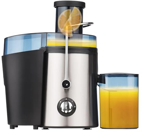 Spremiagrumi Centrifugo Potenza 800 W, Spremiagrumi Elettrico A Tre Velocità, Raccoglitori Di Succo E Polpa Integrati, Succhi Sani E Facili Da Pulire