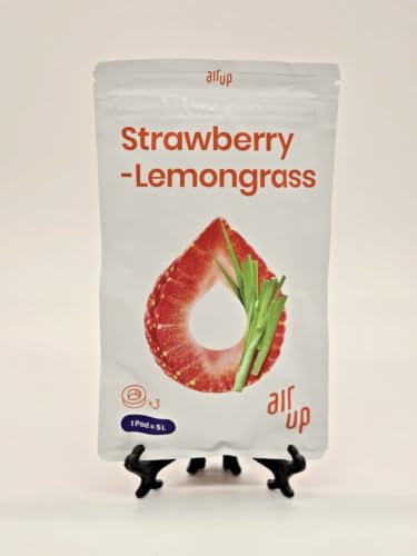 Generisch 3 x Pod Strawberry Lemongrass Original, Zubehör für Trinkflasche, aromatisierte Pads, 0 Kalorien (Pod Strawberry Lemongrass)