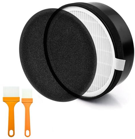 H132 Replacement Filter Compatible with LEVOIT LV-H132 Air Puri-fier,3 in 1 H13 True HEPA Filter High Efficiency Activated Carbon Filter, Part # LV-H132-RF 1PCS