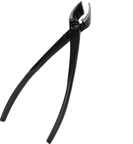 ANKROYU Ciseaux d'élagage de jardin ronds de 210 mm, coupe-bordures de jardin en acier, coupe-branches épaisses, ciseaux de branches pour outils de bonsaï