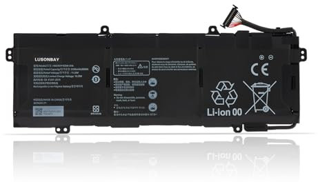 LUSONBAY HB5781P1EEW-31A - Batería de repuesto para Huawei Mate Book 14s 2021 i5 i7 HKD-W56 HKD-W76 HB5781P1EEW-31C 11,55V 5195MA/60WH