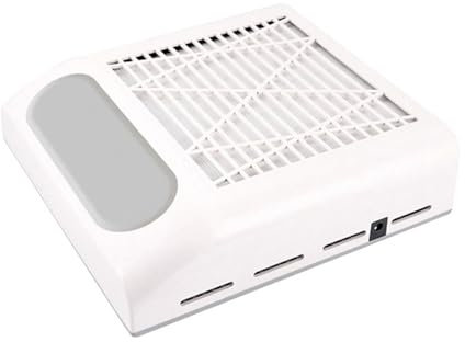 Aspirador UñAs, Ventilador recolector de polvo de uñas de 80W, aspiradora profesional, herramienta de máquina de manicura con filtro de extracción, ventilador Extractor de uñas de gran potencia Adecua