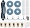 VIEWALL Kit D'accessoires de Remplacement pour Omni C20,1 Brosse Principale,4 Tampons en Tissu pour Balai,4 Brosses Latérales,4 Filtres HEPA,6 Sacs à Poussière,1 Outil de Nettoyage,1 Tournevis