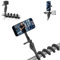 Magnetic Flexible Phone Holder for iPhone 16/15/14/13/12/11 Series,Detachable Twist Mount for DJI Action 5 Pro/4/3 & Hero 13/12/11,Magnetic Gooseneck Cell Phone Monopod Stand Selfie Stick for Vlogging