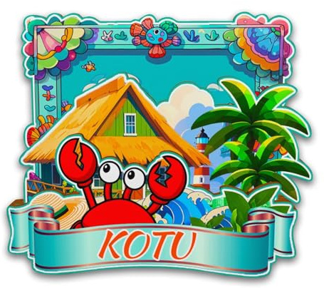 Orlybar Kotu Gambia Kühlschrankmagnet aus Holz, 3D-Sehenswürdigkeiten, Reise-Sammelstück, Souvenirs, Dekoration, handgefertigter Kühlschrankmagnet -5830
