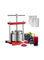 Prensa Manual de frutas de 2L, 3L, 6L, exprimidor Manual de acero inoxidable for el hogar, Extractor de jugo de verduras y sidra for cocina casera Para uso doméstico diario(2XL)