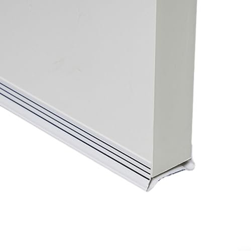 Bande de boudin de porte 93 cm pour usage intérieur coupe-vent et isolation phonique (blanc)