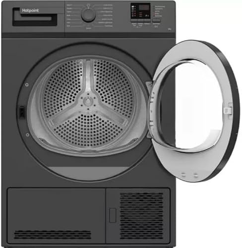 C HD C92 GGGD UK 9kg Condenser Tumble Dryer – Graphite, Sensor Drying, Easy-Empty Water Tank, Reverse Action Drum, B Energy Rated, Freestanding, Quiet Performance