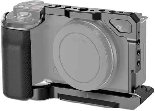 Compatible for Sony ZV E10 Camera Cage NEEWER Silicone Grip Arca QR Base Metal Video Rig for RS Gimbals