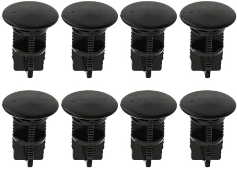 8Pcs Wheelie Bin Lid Hinge Pins, 43mmx18mm Replacement Pins for Otto/ESE New Type 240L Wheelie Bins, Household & Commercial Waste Bins, Plastic Hinge Pins for Bin Lid Repair, Replacement Bin Hinges