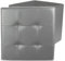Pouf Pieghevole Contenitore, Grigio