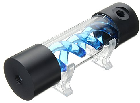 TuToy G1 / 4 200Mm Blauer Computer-Zylinder T-Virus Helix-Suspendierungs-Wasserkühlungs-Behälter Für Die Computer-Kühlung