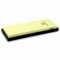Grunwerg Rockingham Forge SUPERSHARP Whetstone, 1000 Grit Knife Sharpening Stone, Non-Slip Base, 18 x 6 x 2 cm – MEDIUM, Pale Blue/Black