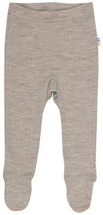 Joha Leggings mit Fuß - Wolle Unisex, 60, Hellbraun