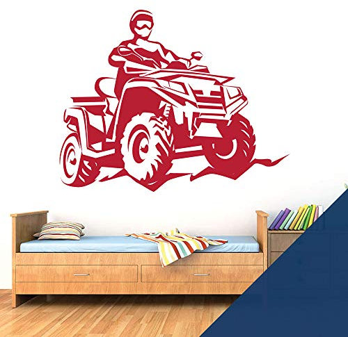 Wandtattoo für ATV, Quad, Dirt, Off Road – Moto Sport [Ultramarin]