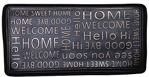 Hello Good-Bye Boot And Shoe Tray - Large Rubber Floor Protector - 32 X 16