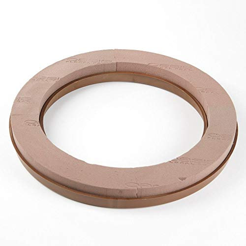 Pack of 2 x Oasis NatureBase Bio Floral Wet Foam Ring 16 (41cm) Environmentally Friendly