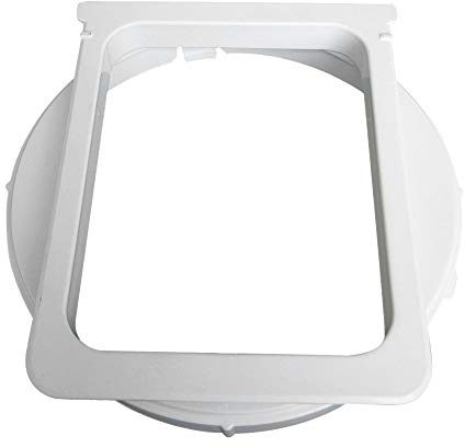 Porfeet Connettore Per Tubo Flessibile Di Scarico, Adattatore Per Connettore Interfaccia Tubo Flessibile Di Scarico Accessori Condizionatore D'aria Mobile White 3