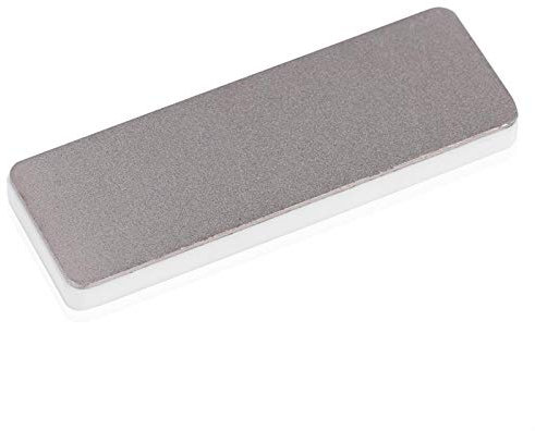 Langlebiger Spitzer, Mini doppelseitiger Keramik-Schleifstein, tragbares Küchenmesser-Schärfer-Werkzeug mit Keramik- und künstlichem Diamantmaterial zum Schärfen