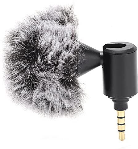 Lavalier Microphone, Mini Microphone, 3.5mm Mini Plug Play Lavalier Microphone, Cardioid Directional Microphone for Mobile Phones / Cameras / Motion Cameras with 3.5mm Jack