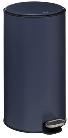Atmosphera Metal Bin Delta 30 Litres Duck Egg Blue