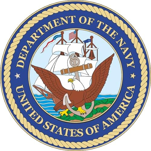 U24 Aufkleber U.S. Department of The Navy Seal 8 cm Autoaufkleber Sticker Konturschnitt