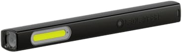Ledlenser W2 Work Stablampe LED Werkstatt | KFZ Lampe 160 Lumen | LED Baulampe mit Batterien | 20 Stunden Leuchtdauer | Werkstattlampe | Lampe zum Arbeiten batteriebetrieben | Arbeitsleuchte aufladbar