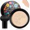 Mushroom Head Air Cushion BB Cream,Concealer Lasting Nude Makeup Moisturising Brightening Pigment CC Liquid Foundation, Even Skin Tone Makeup Base Primer (Natural)