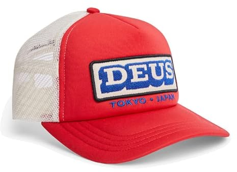 Deus Redline Trucker Cap - Red, rojo, Talla única