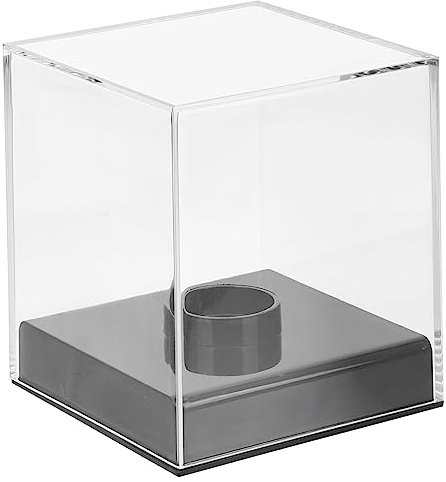 Sosoport Baseballbox Aus Acryl Baseballbasen Baseball-aufbewahrungsvitrine Meisterschaftsring-vitrine Vitrine Aus Acryl Vitrine Für Fußballkoffer Baseballhalter Anzeige Kasten Acryl-